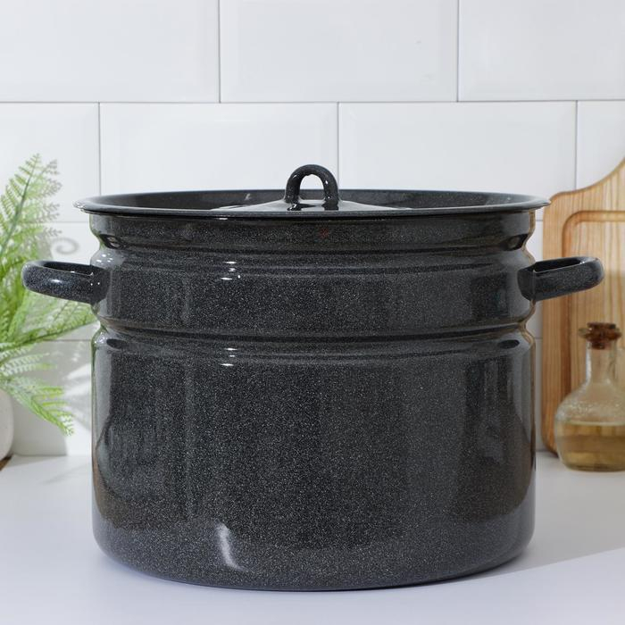 Бак эмалированный, 16 л, цвет графитовый Бак эмалированный, 16 л, цвет графитовый