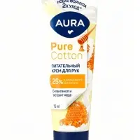 Крем для рук Aura Beauty &laquo;Питательный&raquo; с D-пантенолом и экстрактом мёда, 75 мл