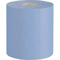 Бумага протирочная Veiro 2сл.500лx6рул/уп, съем.втул,синий WP203