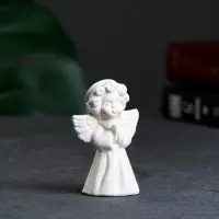 Фигурка гипс &laquo;Молящийся ангел&raquo;, позолота, 3&times;7&times;4.5 см