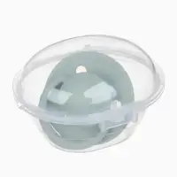 Соска - пустышка классическая, латекс, цв.серо-зелёный, в контейнере, от 6 мес., M&B Соска - пустышка классическая, латекс, цв.серо-зелёный, в контейнере, от 6 мес., M&B