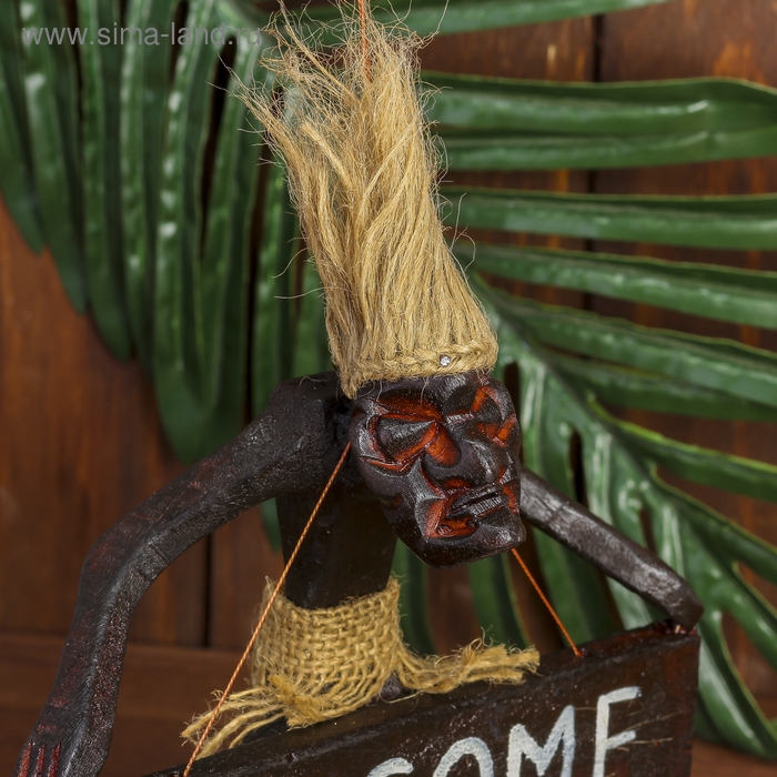 Сувенир табличка «Абориген Welcome», 17×15×6.5 см, дерево Сувенир табличка «Абориген Welcome», 17×15×6.5 см, дерево