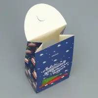 Коробка складная «Дед мороз», 9 х 19 х 6 см