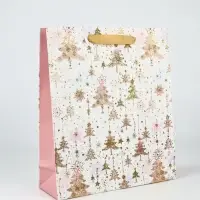 Набор пакетов &laquo;Новый год&raquo;, 3 шт,  26 &times; 30 &times; 9 см