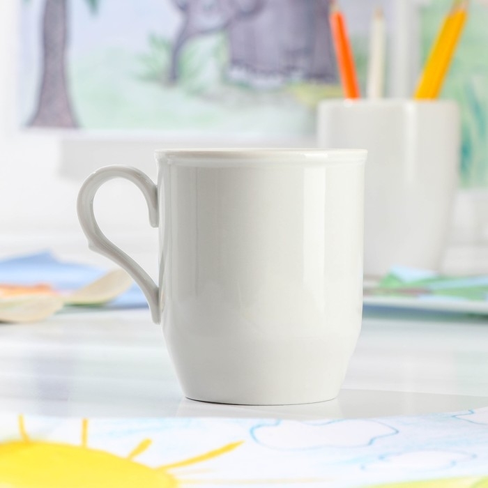 Кружка фарфоровая «Русское поле. Весёлый Колобок», 210 мл, d=7 см, рисунок МИКС Кружка фарфоровая «Русское поле. Весёлый Колобок», 210 мл, d=7 см, рисунок МИКС