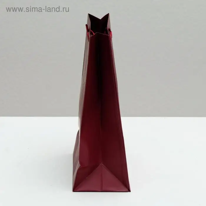 Пакет подарочный ламинированный, упаковка, «От всего сердца», S 12 х 15 х 5.5 см, с тиснением