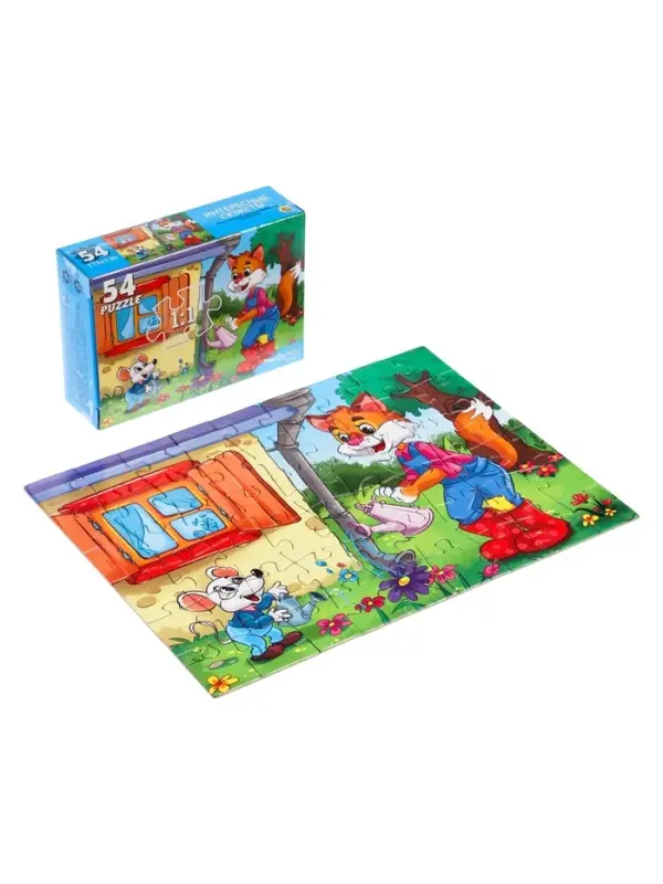 Пазл «Интересные сюжеты», 54 детали, МИКС