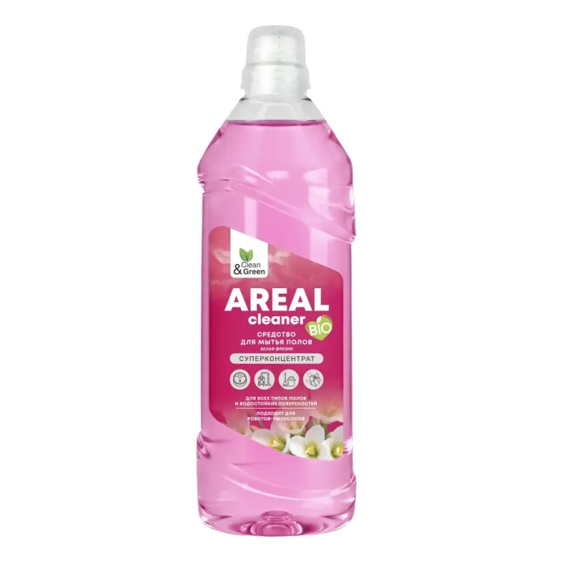 Моющее средство для мытья пола Areal "Фрезия" (концентрат) 1 л. Clean&Green CG8135