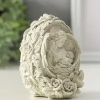 Фигура "Дева" размер 8х6 см, состаренный цвет,гипс Фигура "Дева" размер 8х6 см, состаренный цвет,гипс