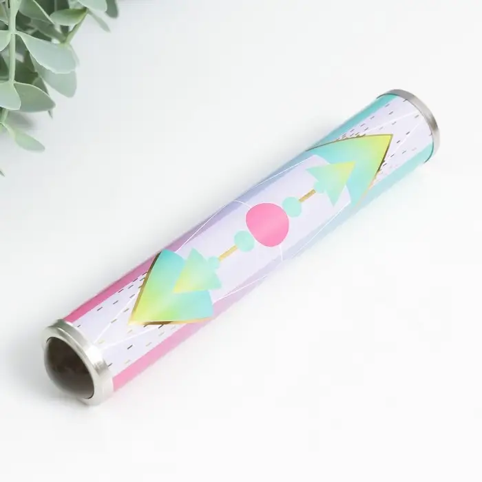 Калейдоскоп сувенирный Калейдоскоп сувенирный "Абстракция" золото 17х3х3 см