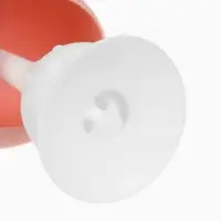 Прорезыватель силиконовый для зубов с погремушкой 3 в 1 M&B «Зайка», розовый