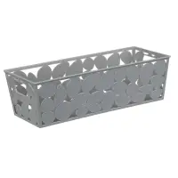 Корзинка для хранения тм VETTA, пластик, 25,5x10x7,5см, 2 цвета