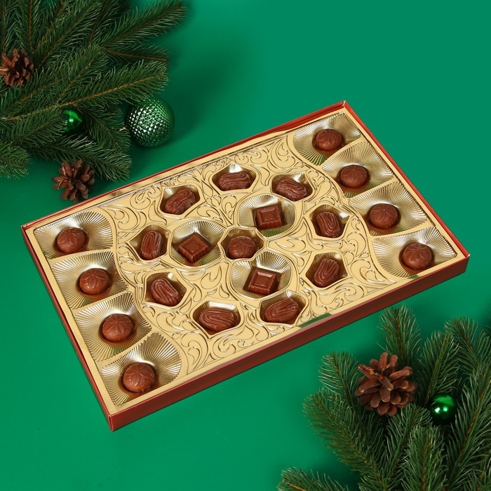 Новый год. Новогодний набор конфет Prestige Новый год. Новогодний набор конфет Prestige "Дед Мороз", 210 г