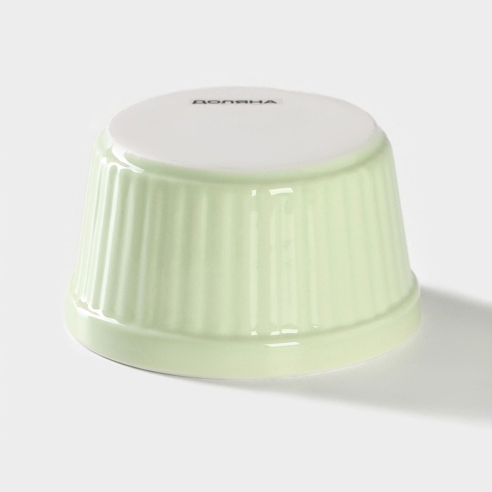 Рамекин из жаропрочной керамики Доляна «Нюд», 200 мл, 9×5 см, цвет зелёный Рамекин из жаропрочной керамики Доляна «Нюд», 200 мл, 9×5 см, цвет зелёный