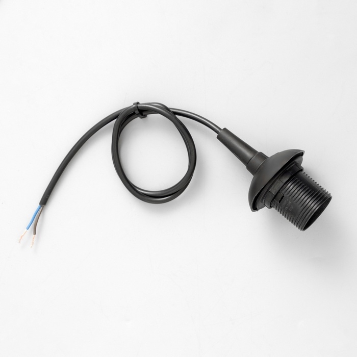 Светильник потолочный из ротанга Светильник потолочный из ротанга "Бесконечность" 1х120Вт, Е27, 40х40х25 см, чёрный