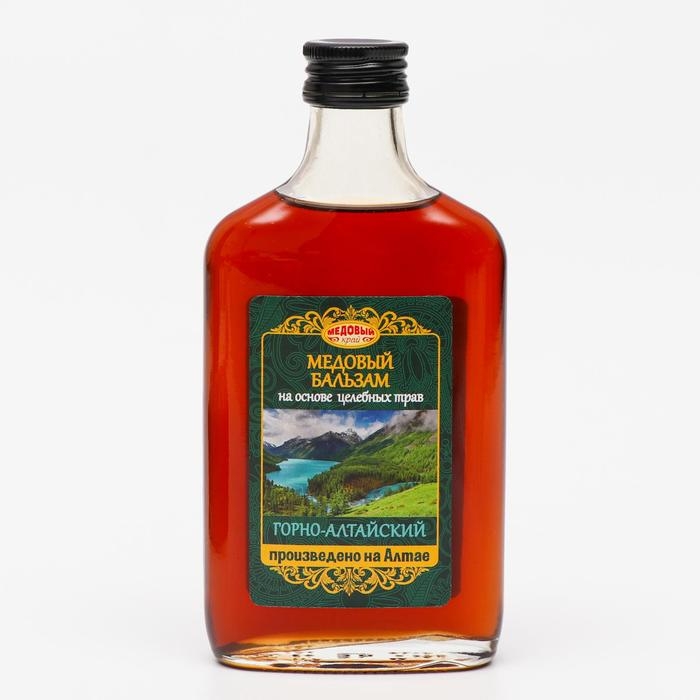 Медовый бальзам «Горно-Алтайский», на основе целебных трав, 250 мл Медовый бальзам «Горно-Алтайский», на основе целебных трав, 250 мл