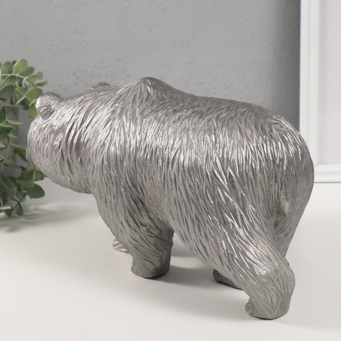 Копилка Копилка "Медведь Серебряный" 18,5 х 14 х 36 см