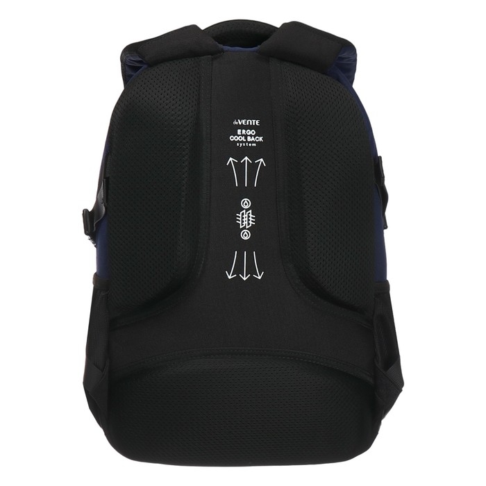 Рюкзак молодежный 44 х 30 х 20, эргономичная спинка, deVENTE Moving Forward 19L, Dark 7032413 Рюкзак молодежный 44 х 30 х 20, эргономичная спинка, deVENTE Moving Forward 19L, Dark 7032413