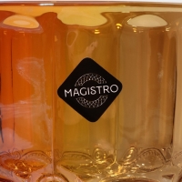 Бокал из стекла Magistro «Ла-Манш», 250 мл, 8×15,5 см, цвет янтарный