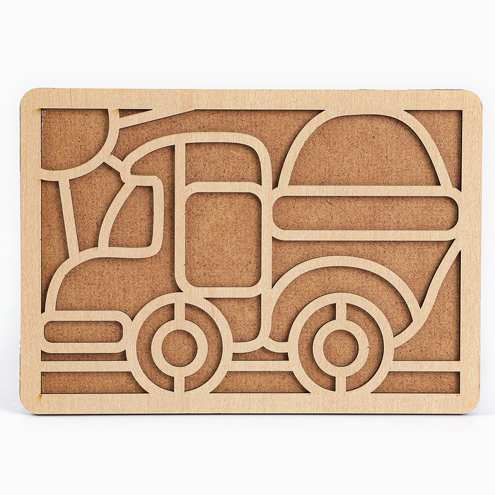 Пластилиновые картинки «Машина»