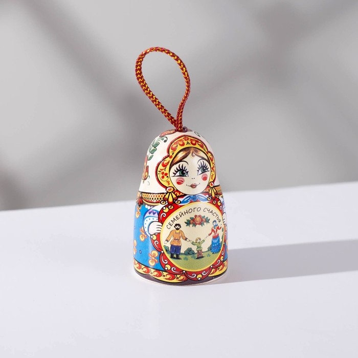 Сувенир матрешка "Семейного счастья", керамика