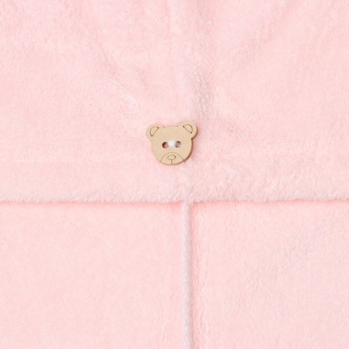 Чалма для сушки волос Этель, цв. розовый, 65*25 см, 100% п/э, 280 г/м2 Чалма для сушки волос Этель, цв. розовый, 65*25 см, 100% п/э, 280 г/м2