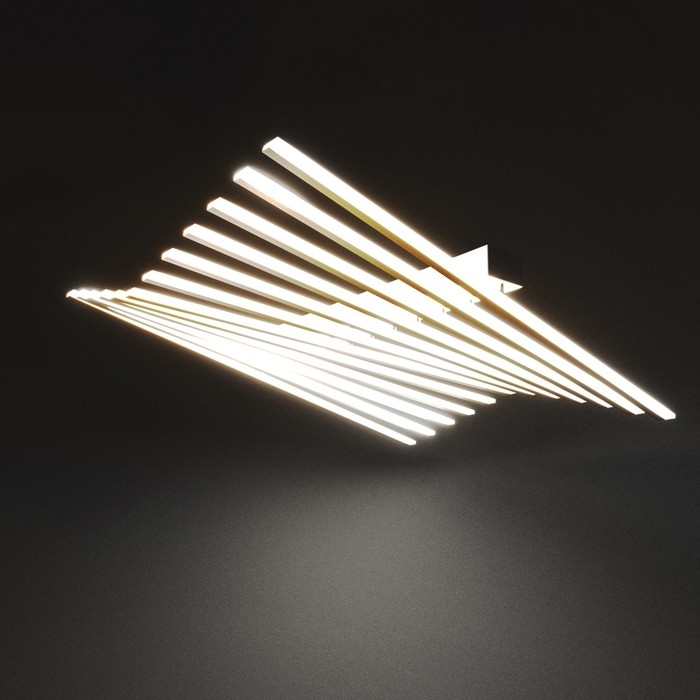 Люстра Люстра "Бертон" 12xLED 80Вт бело-золотой 90х60х13 см BayerLux