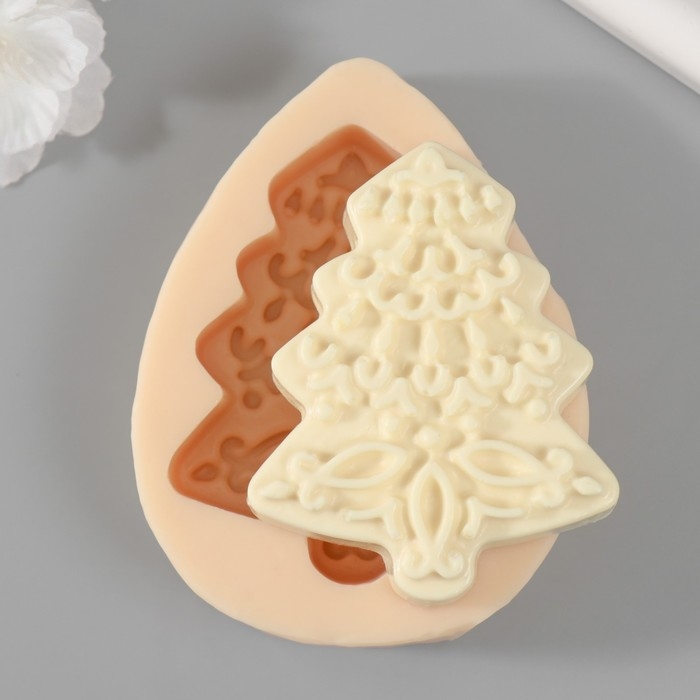 Молд силикон Молд силикон "Елка" 8х6,5 см МИКС