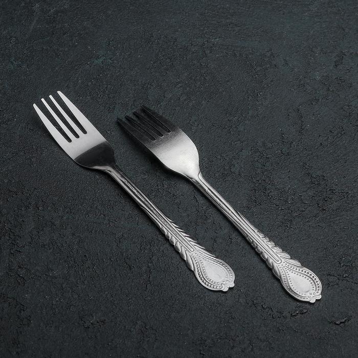 Набор вилок столовых &laquo;Камея&raquo;, h=18,5 см, 12 шт