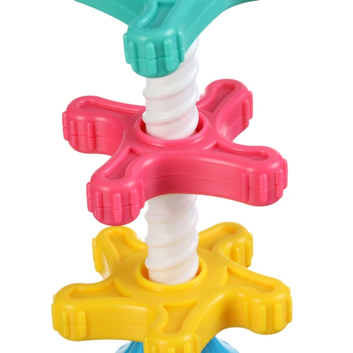 Развивающая игрушка пирамидка «Закрути меня» с шестеренками, погремушка, Крошка Я Развивающая игрушка пирамидка «Закрути меня» с шестеренками, погремушка, Крошка Я