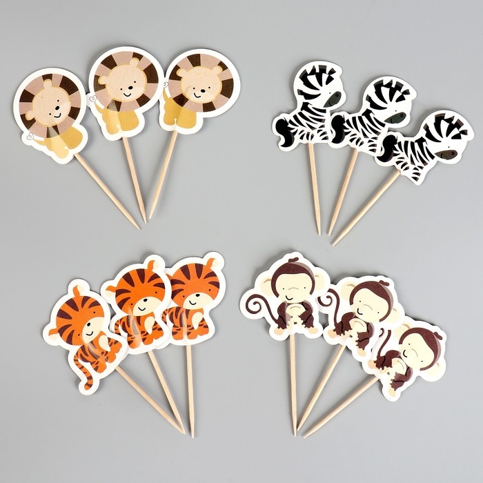 Шпажки «Сафари», в наборе 12 штук Шпажки «Сафари», в наборе 12 штук