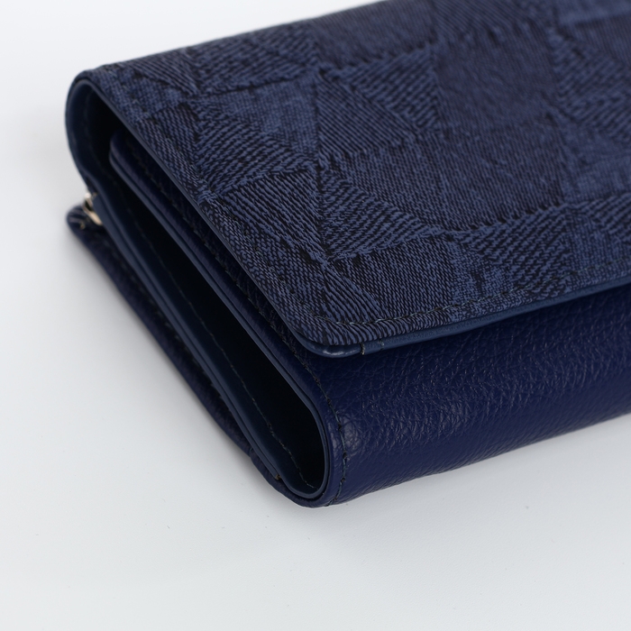 Кошелёк женский на магнитах, цвет синий