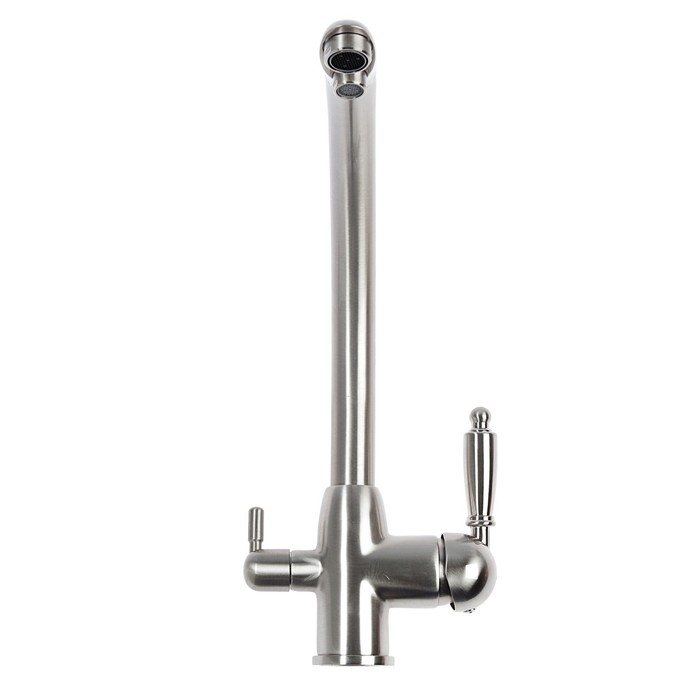 Смеситель для кухни Accoona A5179A-7, с выходом для питьевой воды, латунь, сатин Смеситель для кухни Accoona A5179A-7, с выходом для питьевой воды, латунь, сатин