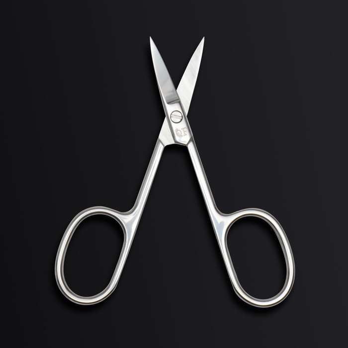 Ножницы маникюрные «Premium», загнутые, широкие, 9,3 см, на блистере, цвет серебристый Ножницы маникюрные «Premium», загнутые, широкие, 9,3 см, на блистере, цвет серебристый