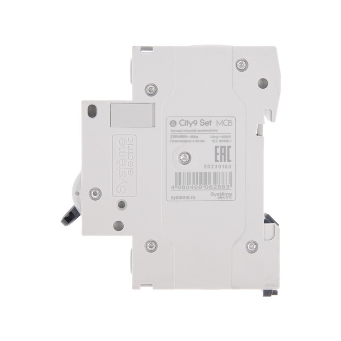 Автоматический выключатель SE City9 Set, B, 63 А, 1P, 4.5 kA, 230 В Автоматический выключатель SE City9 Set, B, 63 А, 1P, 4.5 kA, 230 В
