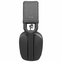 Наушники LOGITECH ZONE Vibe 100, компьютерные, микрофон, беспроводные, чёрные