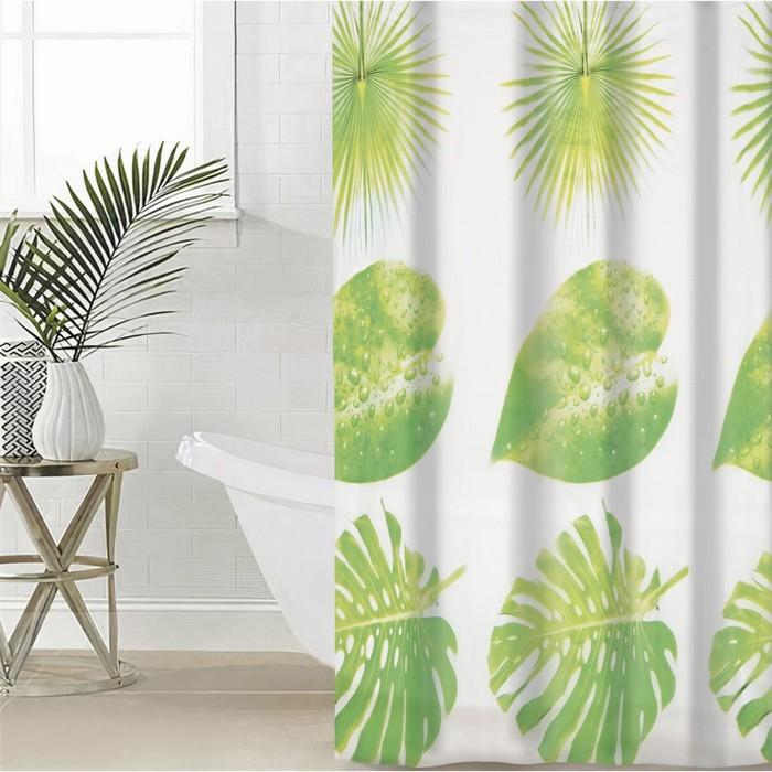 Штора для ванны Доляна «Сафари», 180×180 см, EVA Штора для ванны Доляна «Сафари», 180×180 см, EVA