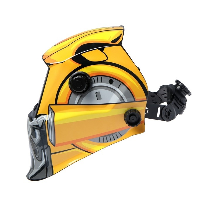 Маска сварщика ТУНДРА РОБОТ Ф5, хамелеон, 93х43 мм, DIN 9-13, внешняя регулировка, Li п/п Маска сварщика ТУНДРА РОБОТ Ф5, хамелеон, 93х43 мм, DIN 9-13, внешняя регулировка, Li п/п