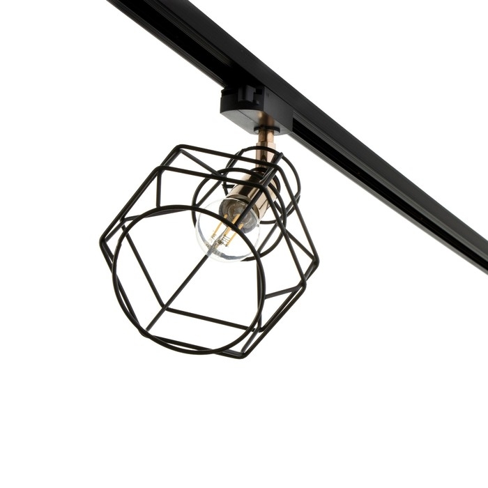 Светильник трековый Светильник трековый "Ортико" Е14 40Вт черный 20х14х13см
