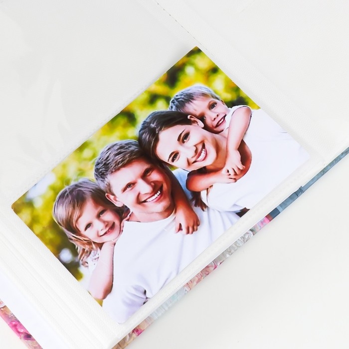 Фотоальбом Фотоальбом "Цветы" 50 листов 200 фотографий 10х15 см