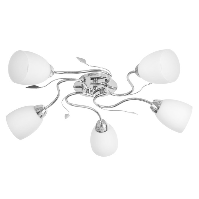 Люстра Люстра "Джил" 5х60Вт Е27 Хром 64х64х22см