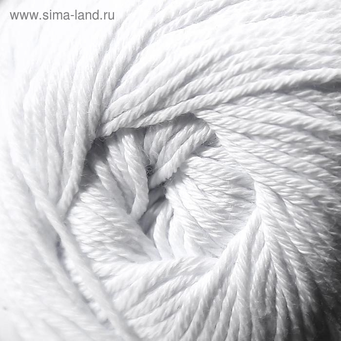 Пряжа Пряжа "Альма" 100% хлопок 170м/50гр (002 отбелка)