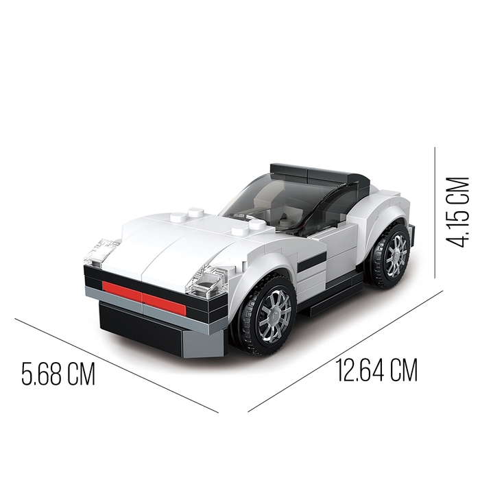 Конструктор блочный «Спорткар», 10 вариантов сборки, 172 детали Конструктор блочный «Спорткар», 10 вариантов сборки, 172 детали