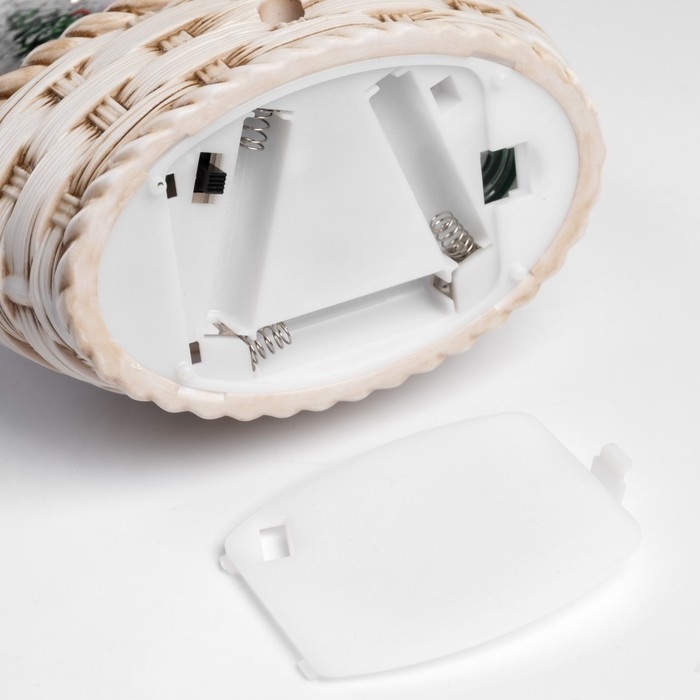 Фигура светодиодная «Зимние искорки», 20.3х15х9 см, музыка, батарейки ААх3 (не в комплекте), USB, свечение тёплое белое Фигура светодиодная «Зимние искорки», 20.3х15х9 см, музыка, батарейки ААх3 (не в комплекте), USB, свечение тёплое белое