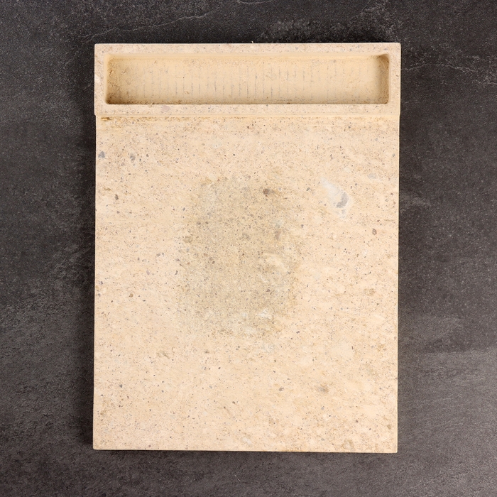 Пекарский камень с испарителем, вулканический, 40х30х2см Пекарский камень с испарителем, вулканический, 40х30х2см