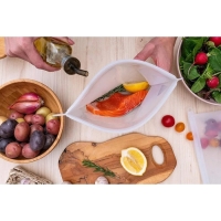 Силиконовый пакет zip lock Доляна, 21,5×18 см, 1,1 л, многофункциональный, герметичный, цвет бирюзовый