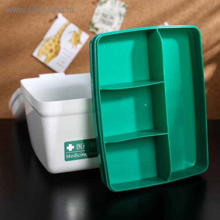 Аптечка, 22×18×16 см, цвет красный Аптечка, 22×18×16 см, цвет красный