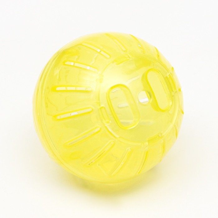 Набор для грызунов: шар 10 см и поилка 60 мл, жёлтый Набор для грызунов: шар 10 см и поилка 60 мл, жёлтый