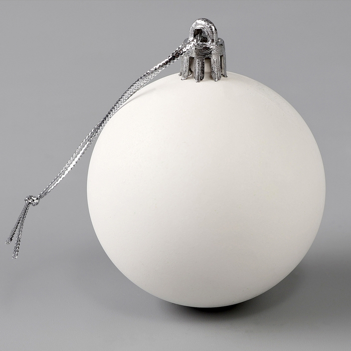 Ёлочная игрушка своими руками на новый год. Декор ёлочного шара полубусинами «Нежно-голубой», новогодний набор для творчества Ёлочная игрушка своими руками на новый год. Декор ёлочного шара полубусинами «Нежно-голубой», новогодний набор для творчества