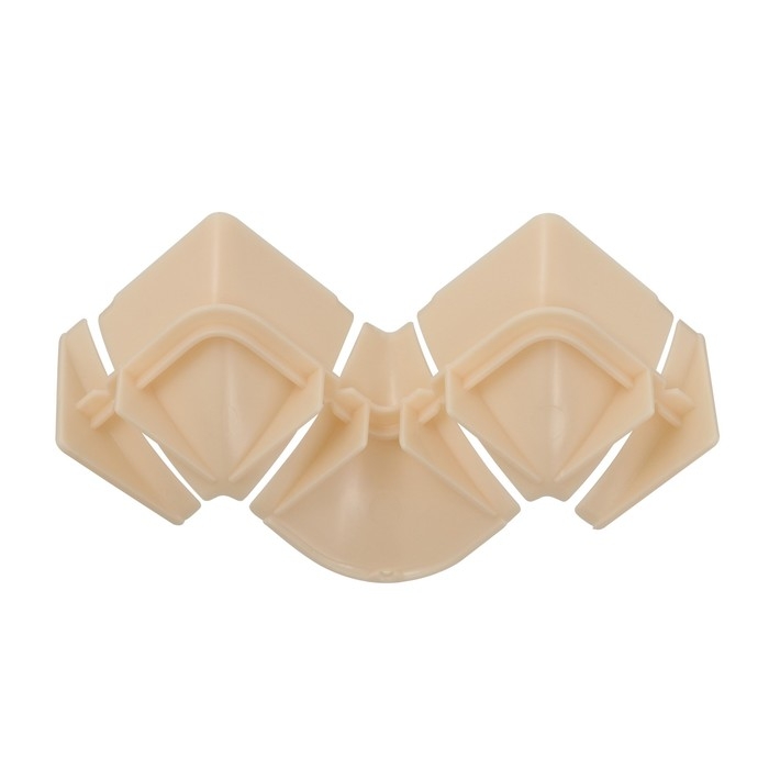 Набор комплектующих к плинтусу для столешницы Набор комплектующих к плинтусу для столешницы "Идеал" Слоновая кость Глянцевая